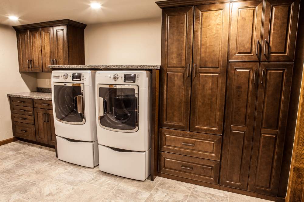 Custom cabinetry in your laundry room